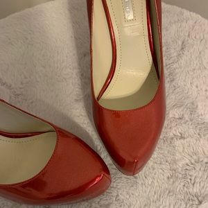 Red Platform Heels...BCBG